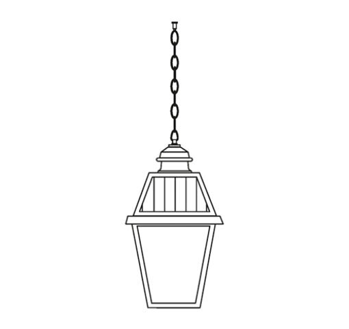 Deckenleuchte Venezia Nr. 51310 | mediterrane Außenleuchte mit Kette
